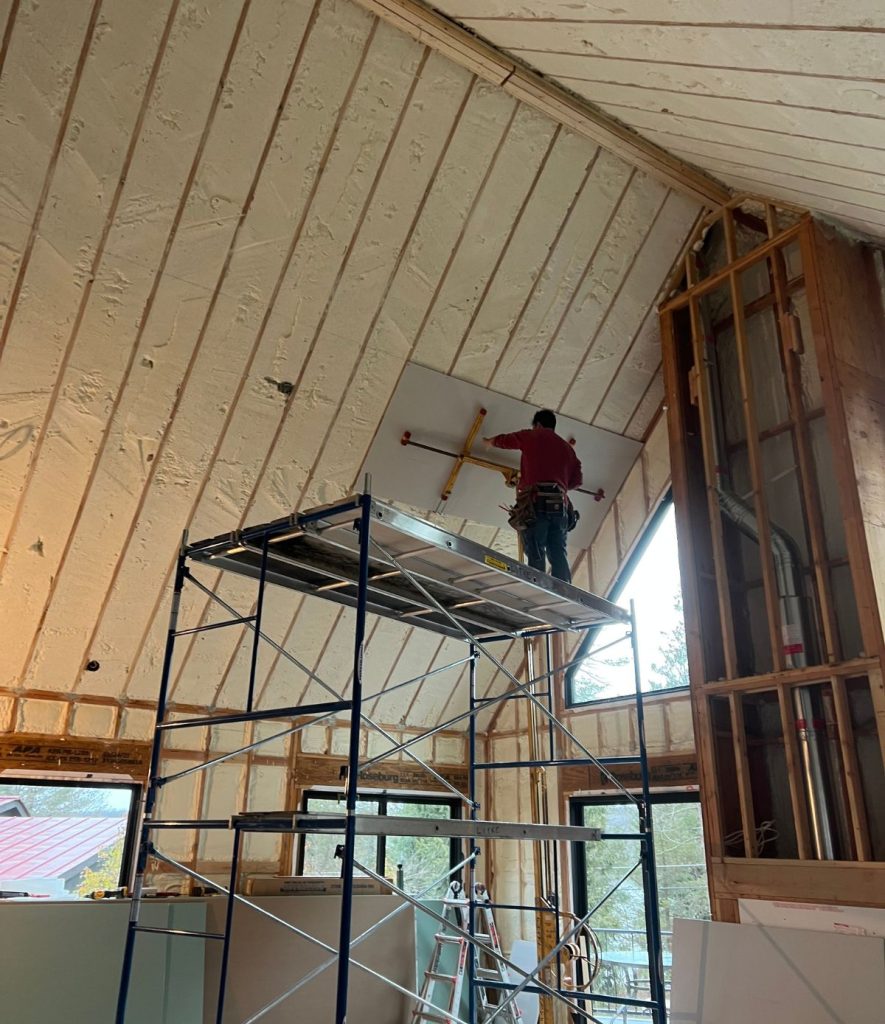 sheetrock installation